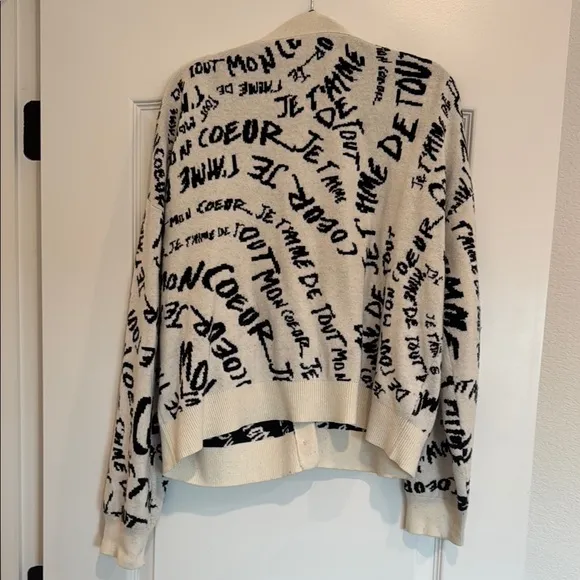 Cinq a SeptNyla Short Amour Script Cardigan - medium