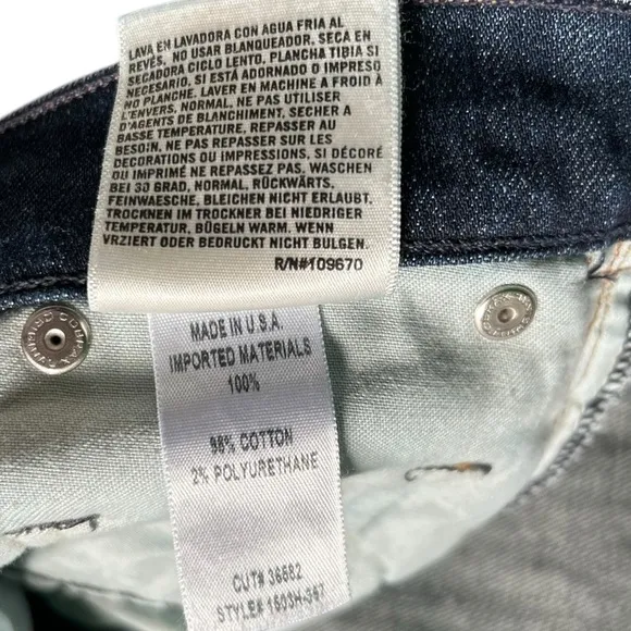 Citizens of Humanity Womens EMERSON SLIM BOYFRIEND Blue Ridge Button Denim Jeans