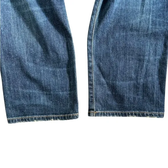 Citizens of Humanity Womens EMERSON SLIM BOYFRIEND Blue Ridge Button Denim Jeans
