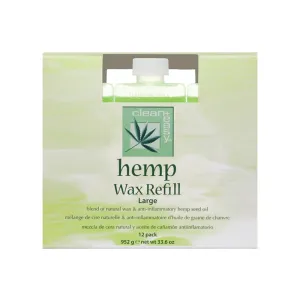 Clean & Easy Hemp Wax Refill 12 pack