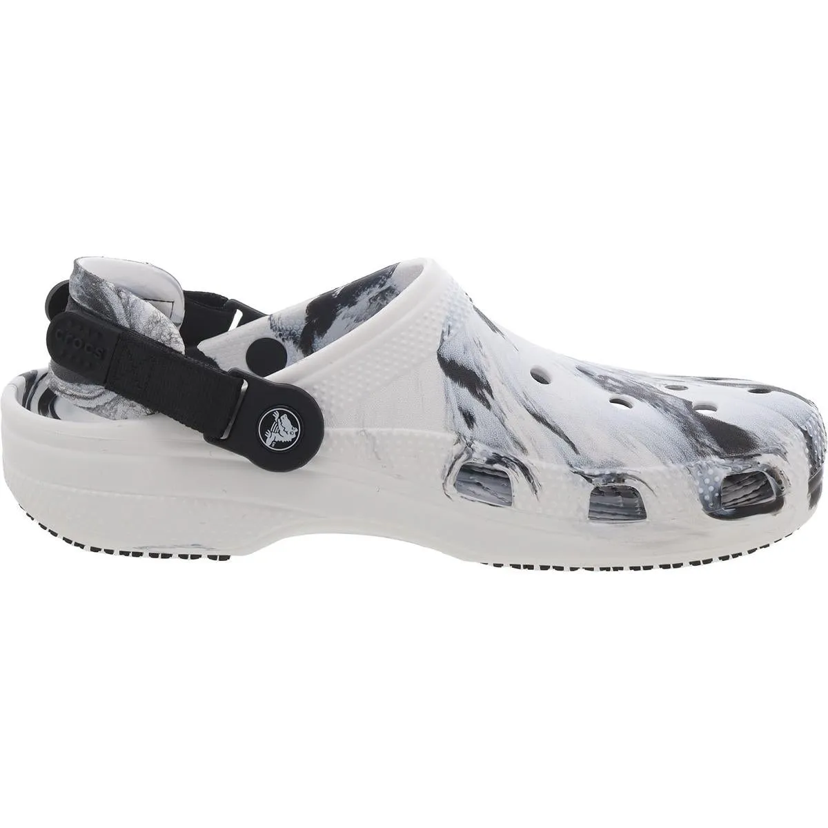 Crocs Mens Classic Marbled Slip On Clogs