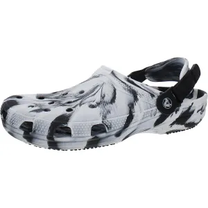 Crocs Mens Classic Marbled Slip On Clogs