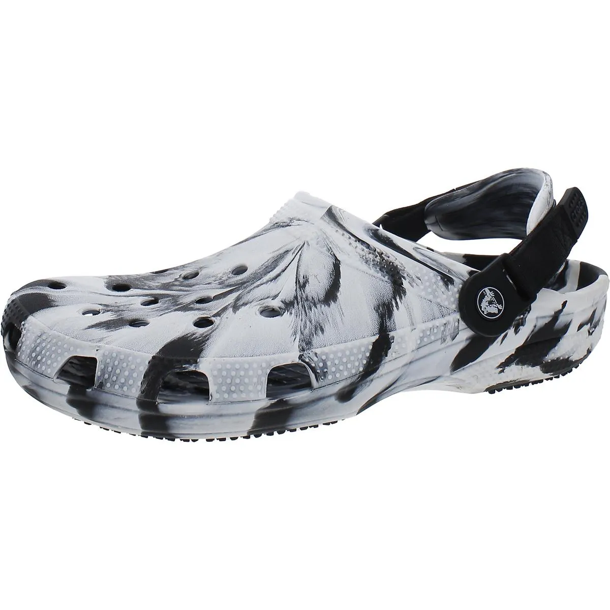 Crocs Mens Classic Marbled Slip On Clogs