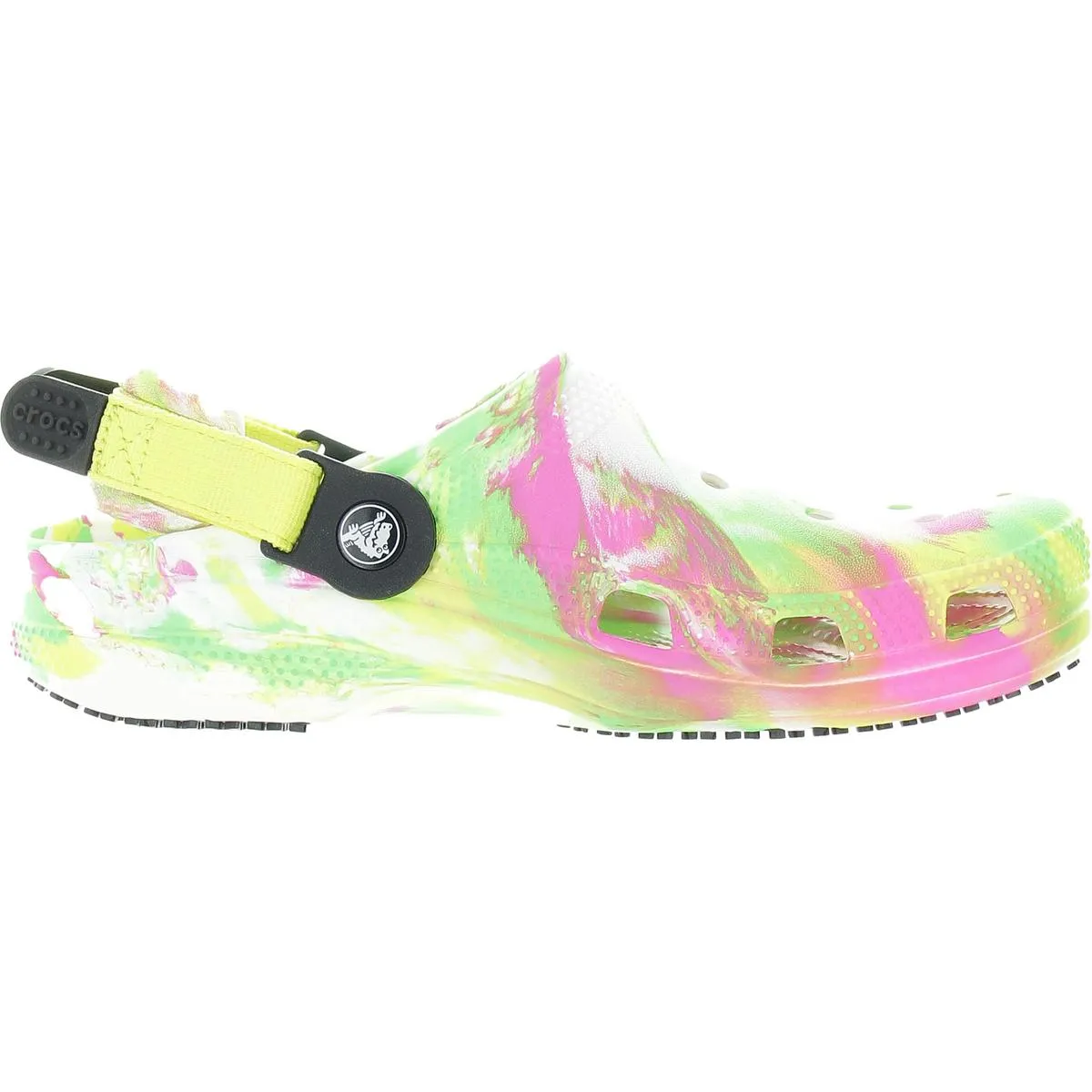 Crocs Mens Classic Marbled Slip On Clogs