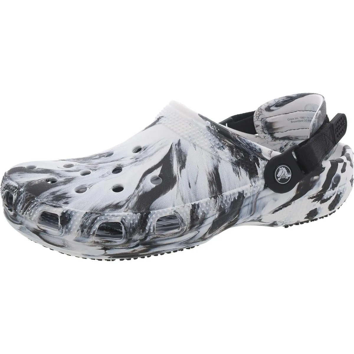 Crocs Mens Classic Marbled Slip On Clogs