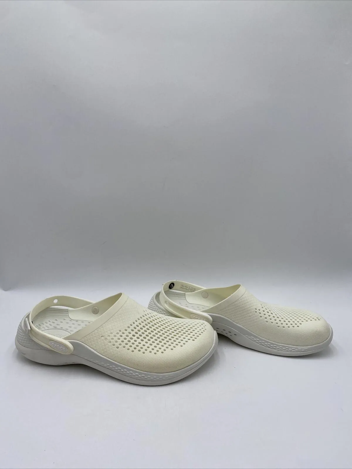 Crocs Men's LiteRide 360 Clogs Off-White Size 11M - Very Good