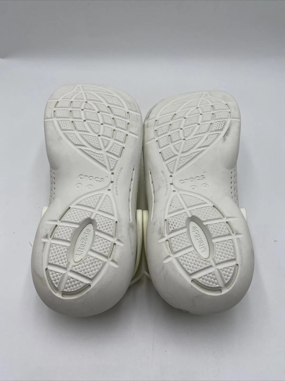 Crocs Men's LiteRide 360 Clogs Off-White Size 11M - Very Good