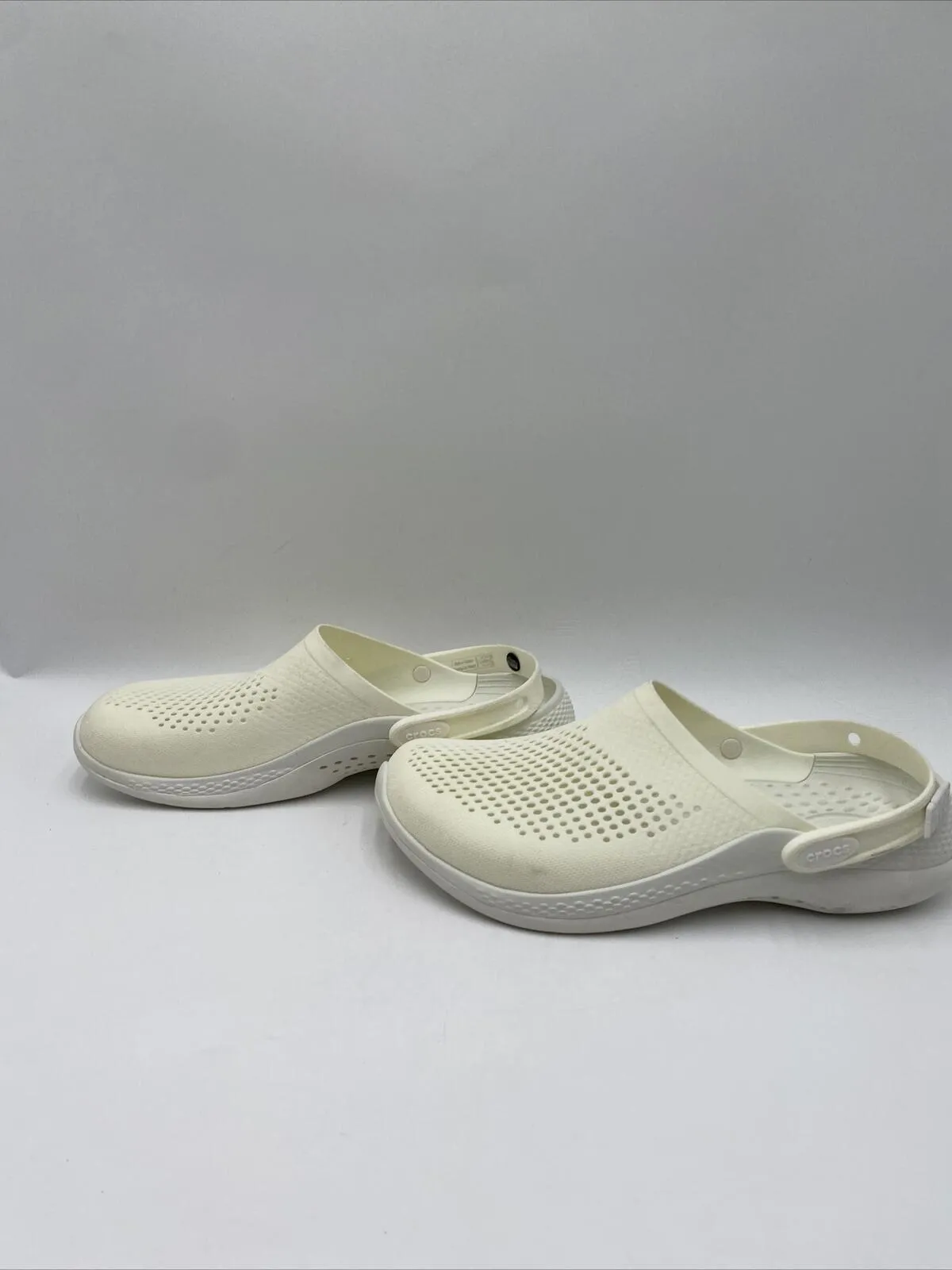 Crocs Men's LiteRide 360 Clogs Off-White Size 11M - Very Good