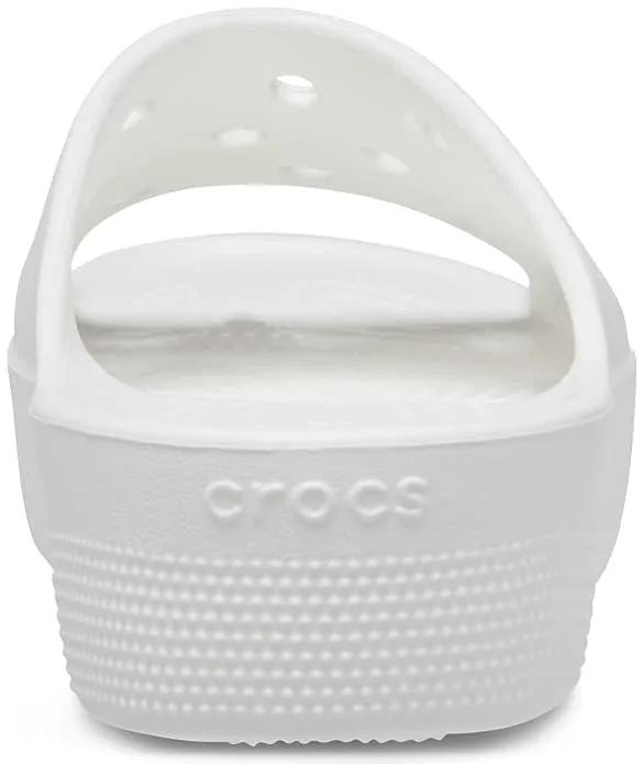 Crocs Platform Side White