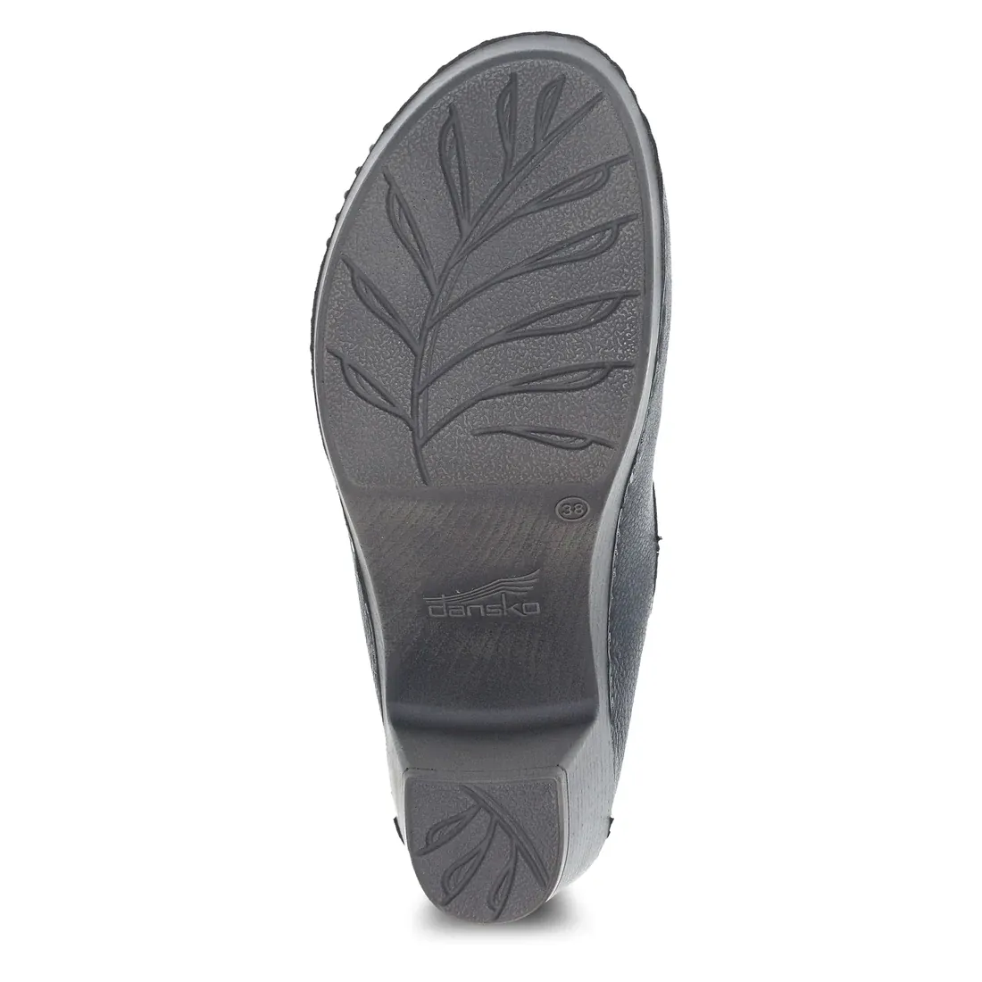 Dansko Women's Sammy Black Milled Burnished Mule Leather 1830029400