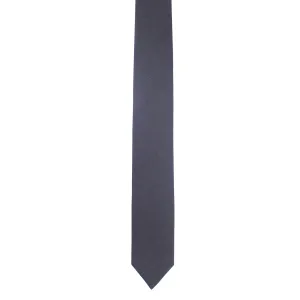 Dark Grey Skinny Tie