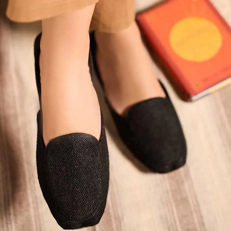 Dazzle By Sarah - Tide (Black) Flat