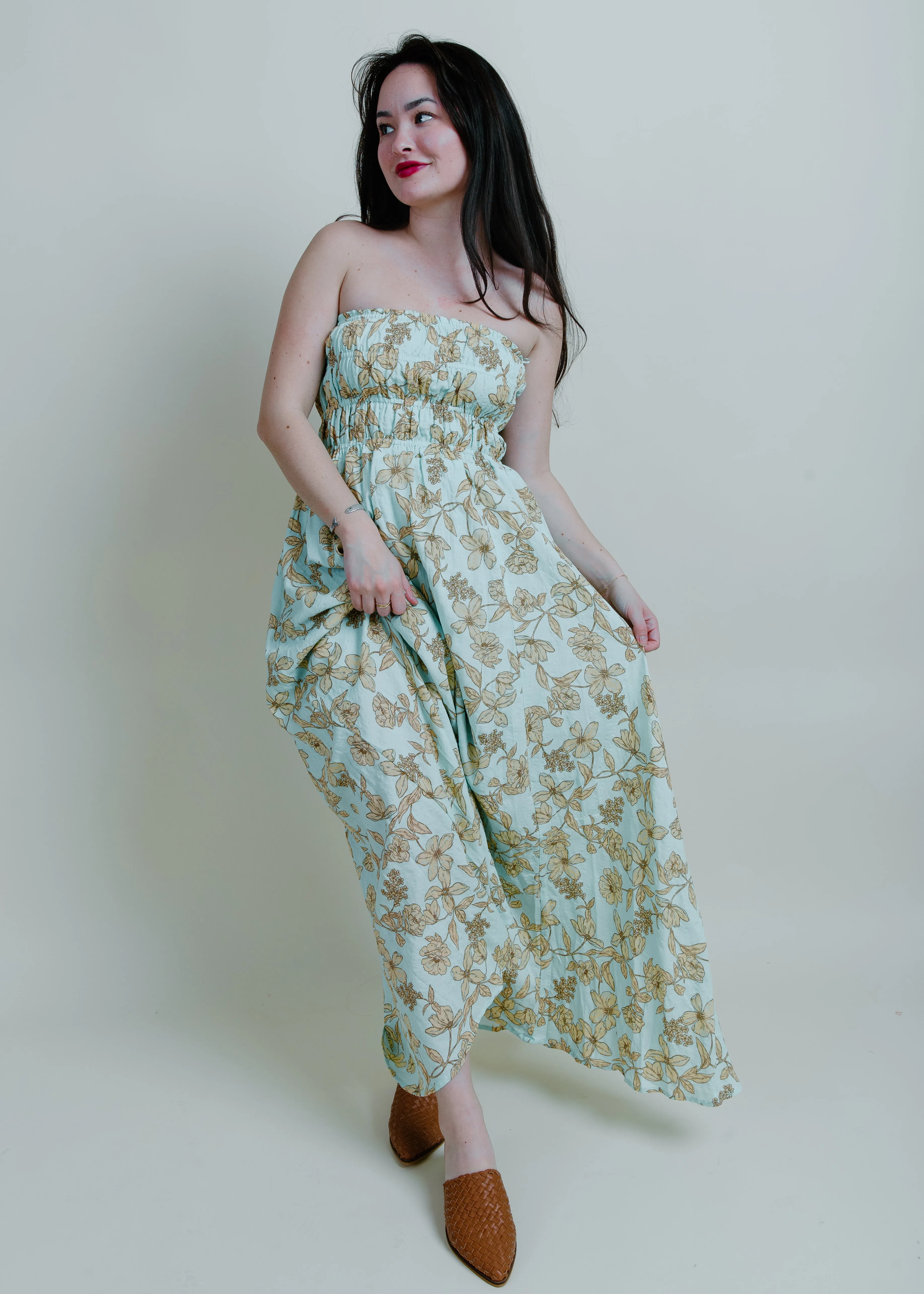 Donna Strapless Maxi Dress