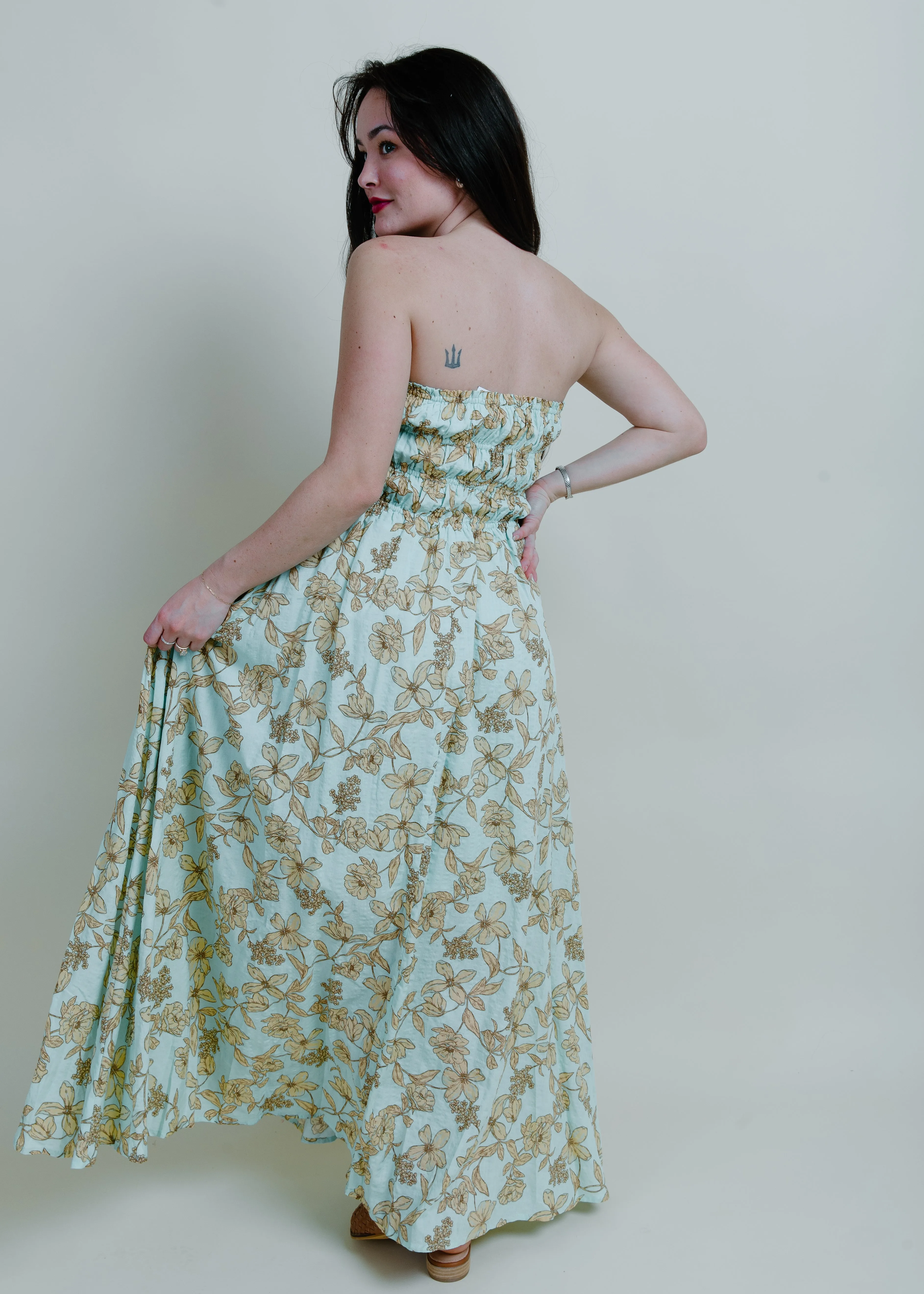 Donna Strapless Maxi Dress
