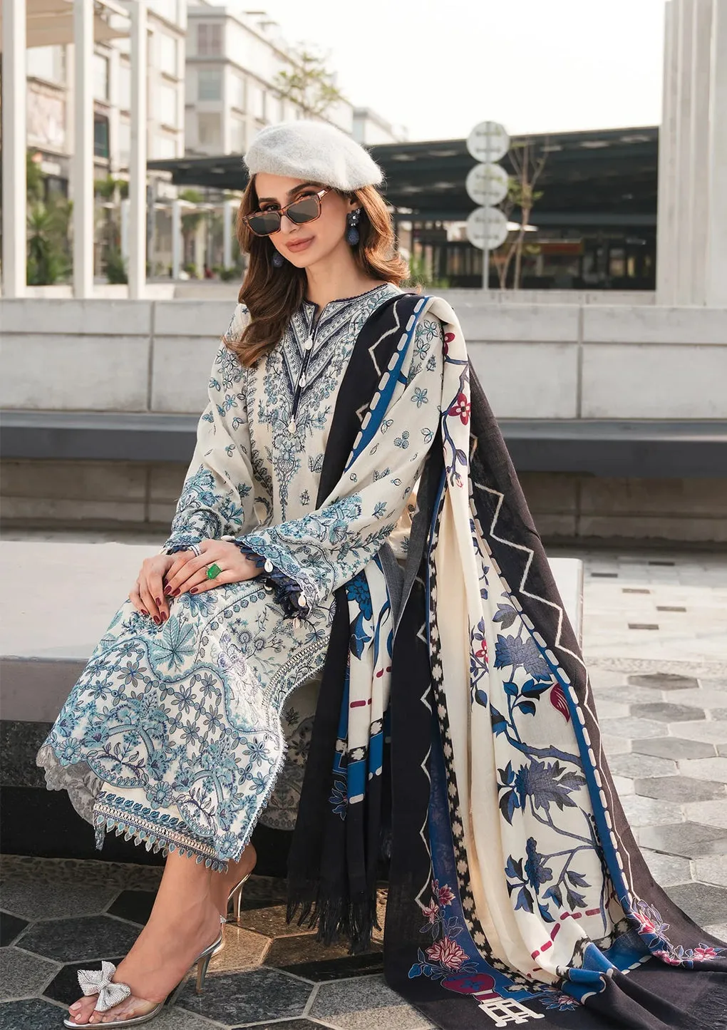 ELAF | PASHMINA WINTER SHAWL COLLECTION '24 | EPW-5B Cherished Memories