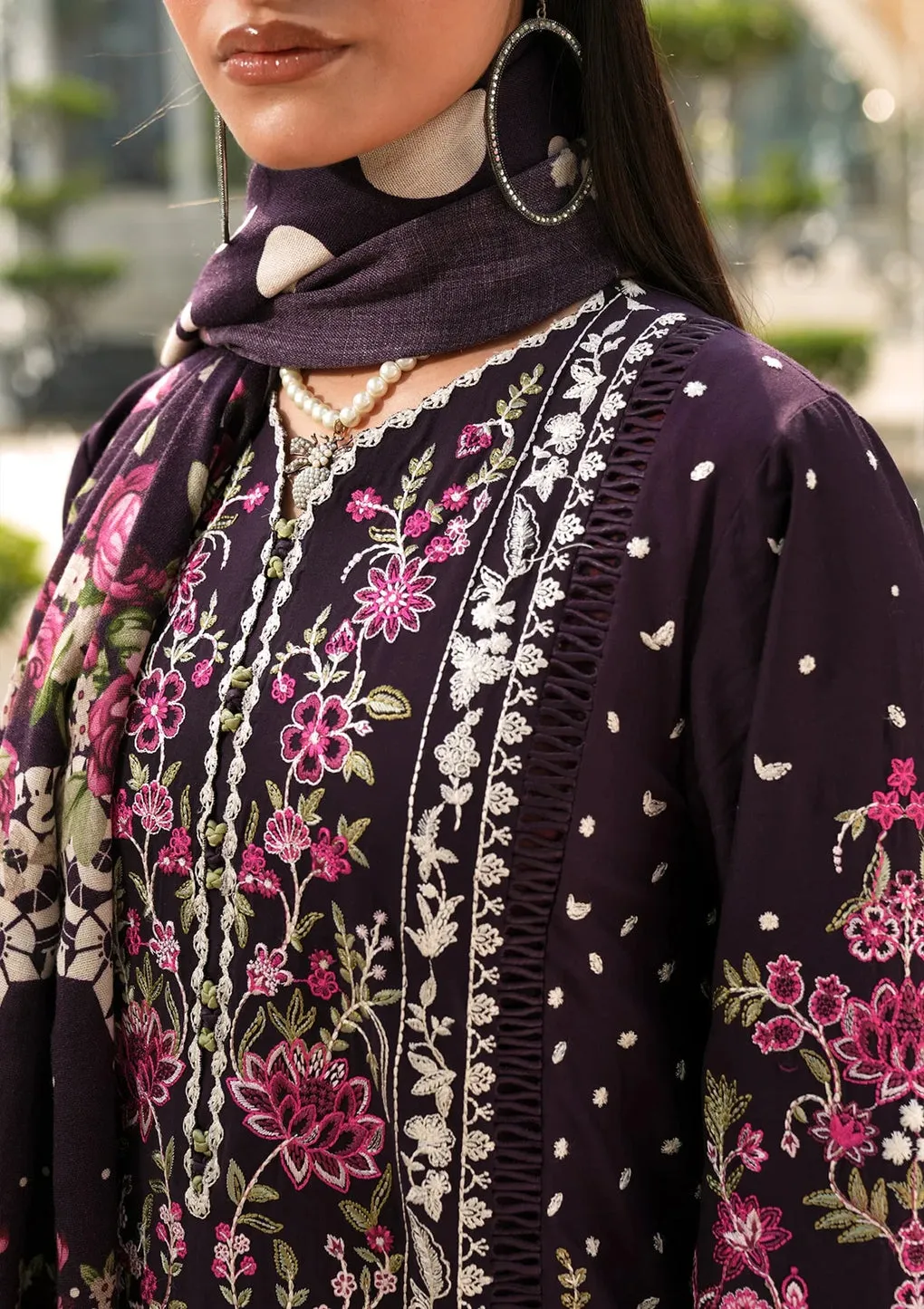 ELAF | PASHMINA WINTER SHAWL COLLECTION '24 | EPW-8A Warm Embrace