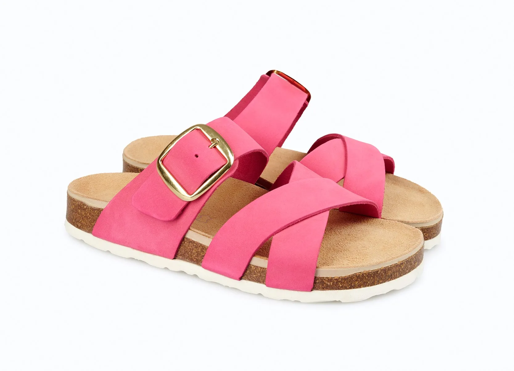 'Elba' women's slide sandal - pink