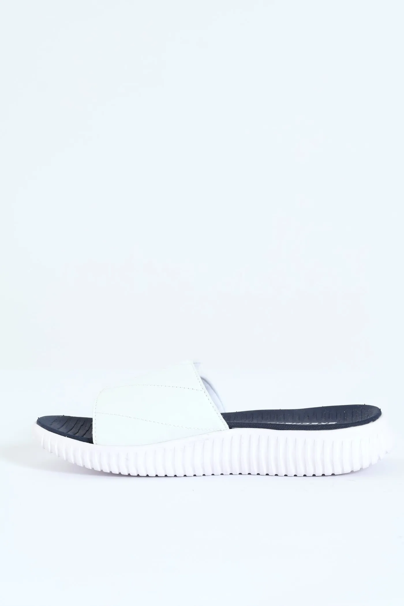 Elite Flex Trevera Foam Mule Sandal - Navy/White