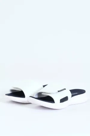 Elite Flex Trevera Foam Mule Sandal - Navy/White