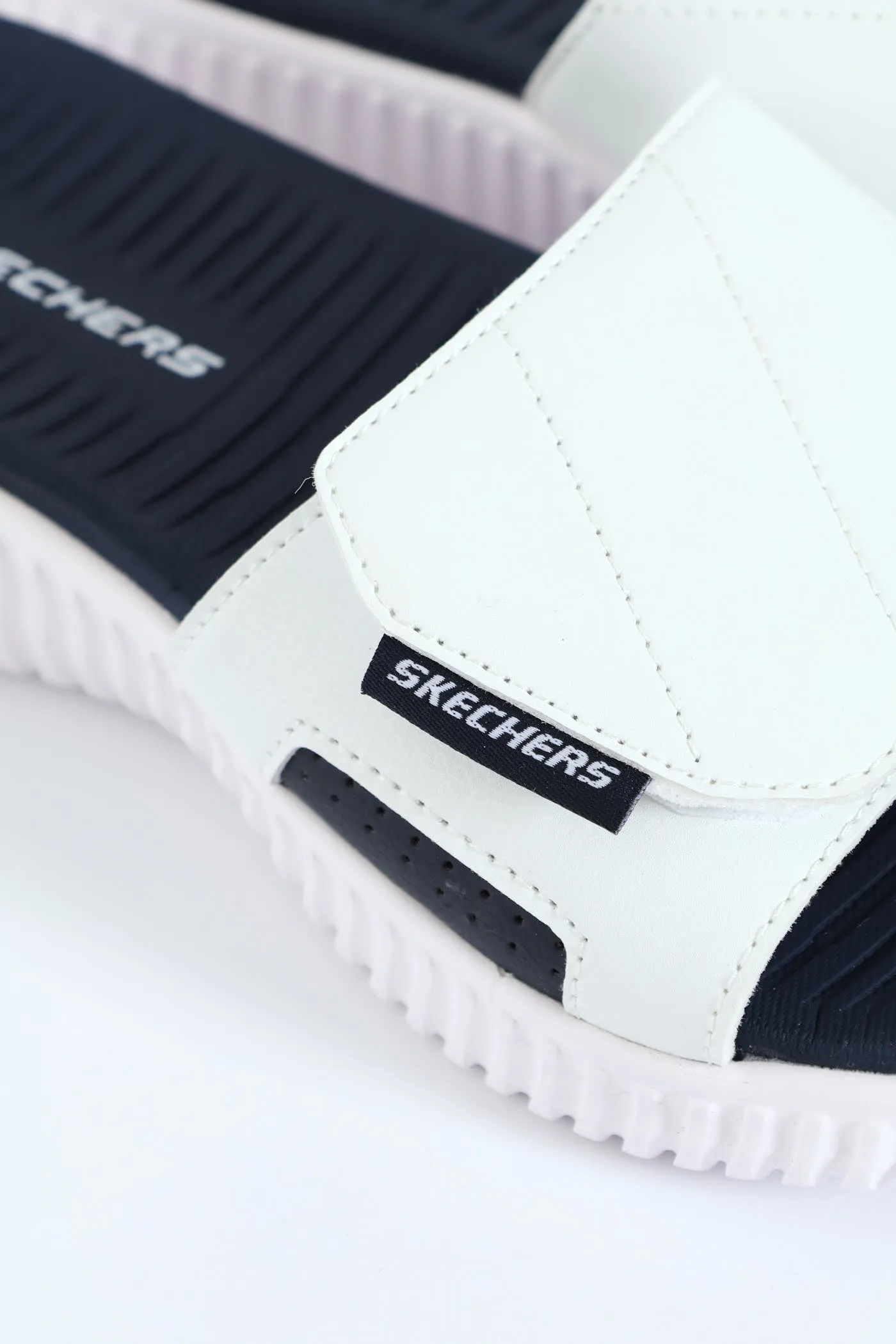 Elite Flex Trevera Foam Mule Sandal - Navy/White