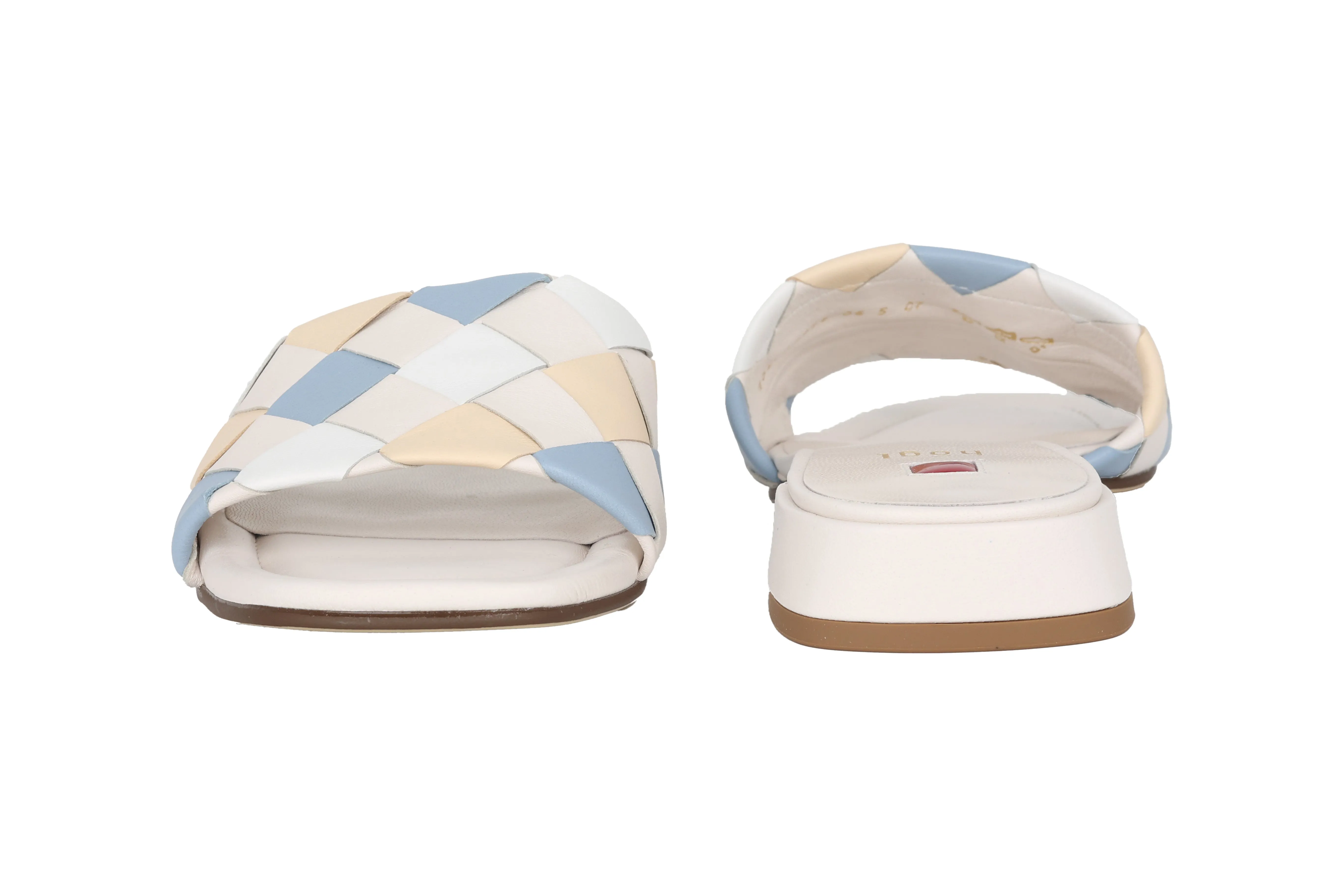 'Felina' women's sandal - white mix