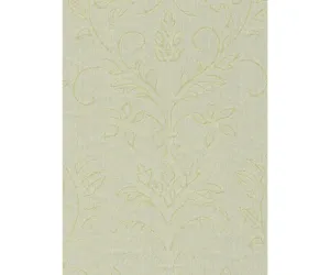 Floral Scroll Textured Metallic Green 290632 Wallpaper