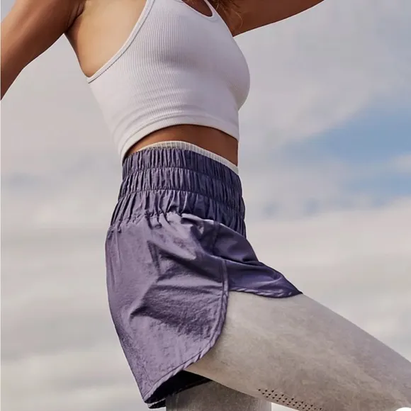 Free people fp movement take me home shorts Women's Blue Athletic Shorts