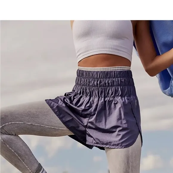 Free people fp movement take me home shorts Women's Blue Athletic Shorts