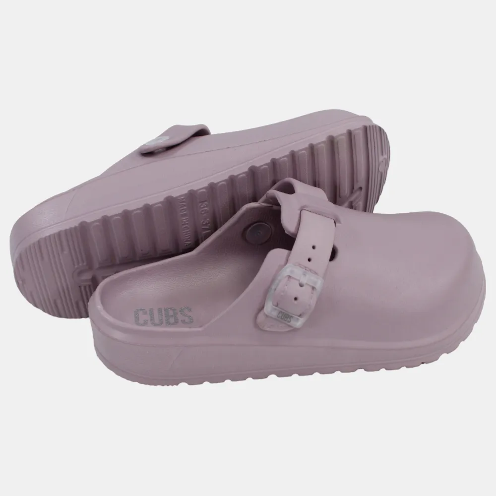 Girls Rubber Clogs – Dusty Pink