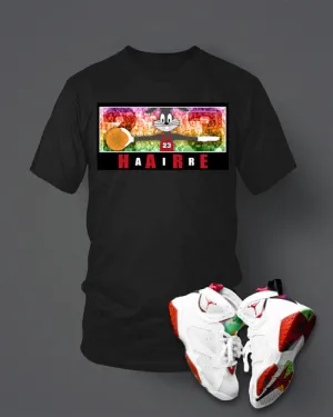 Graphic T-Shirt To Match Retro Air Jordan 7 Hare Shoe