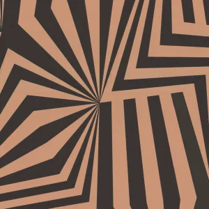 Graphical Curved Lines Black Grape 881113 Wallpaper