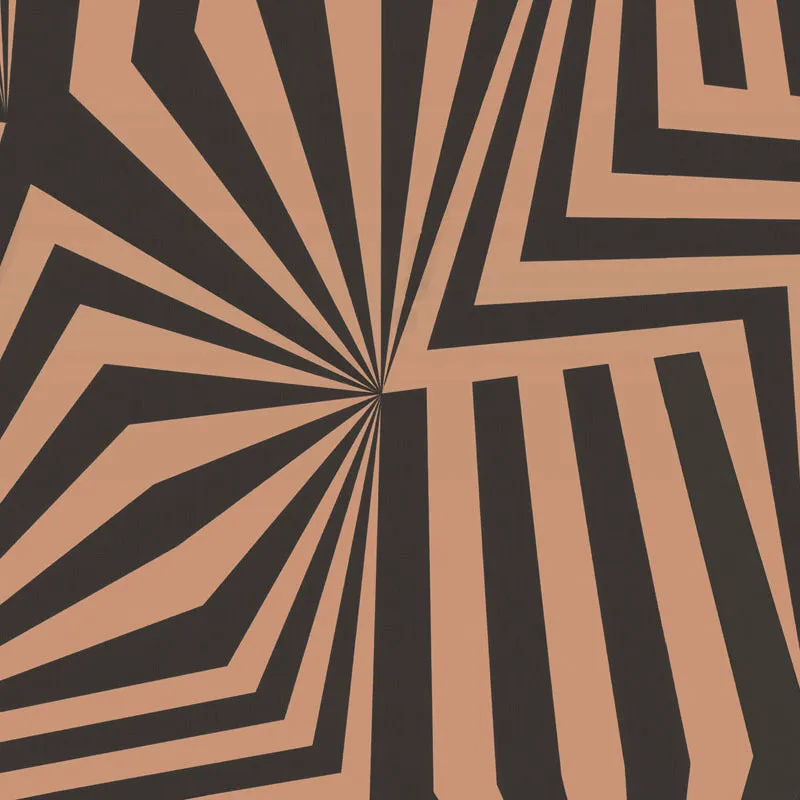 Graphical Curved Lines Black Grape 881113 Wallpaper