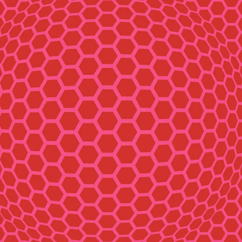 Graphics Honeycomb Red Pink 255334 Wallpaper
