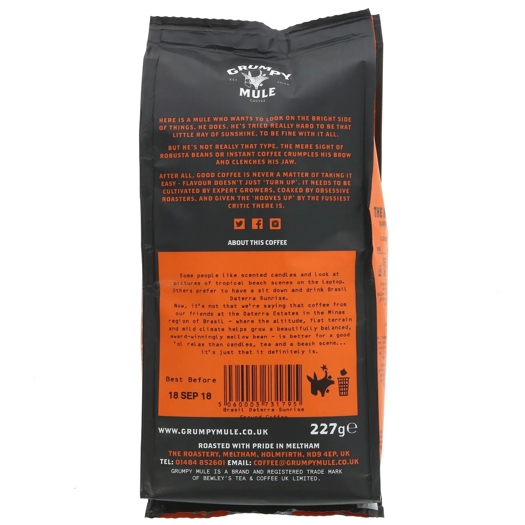 Grumpy Mule | Brasil Daterra Sunrise | 227G