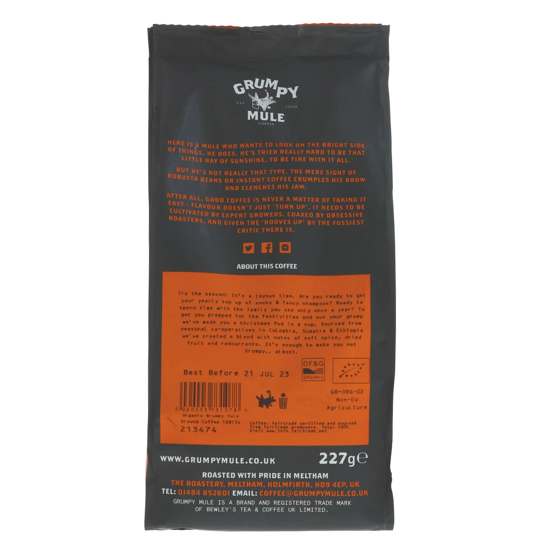 Grumpy Mule | Grumpy Yule | 227g