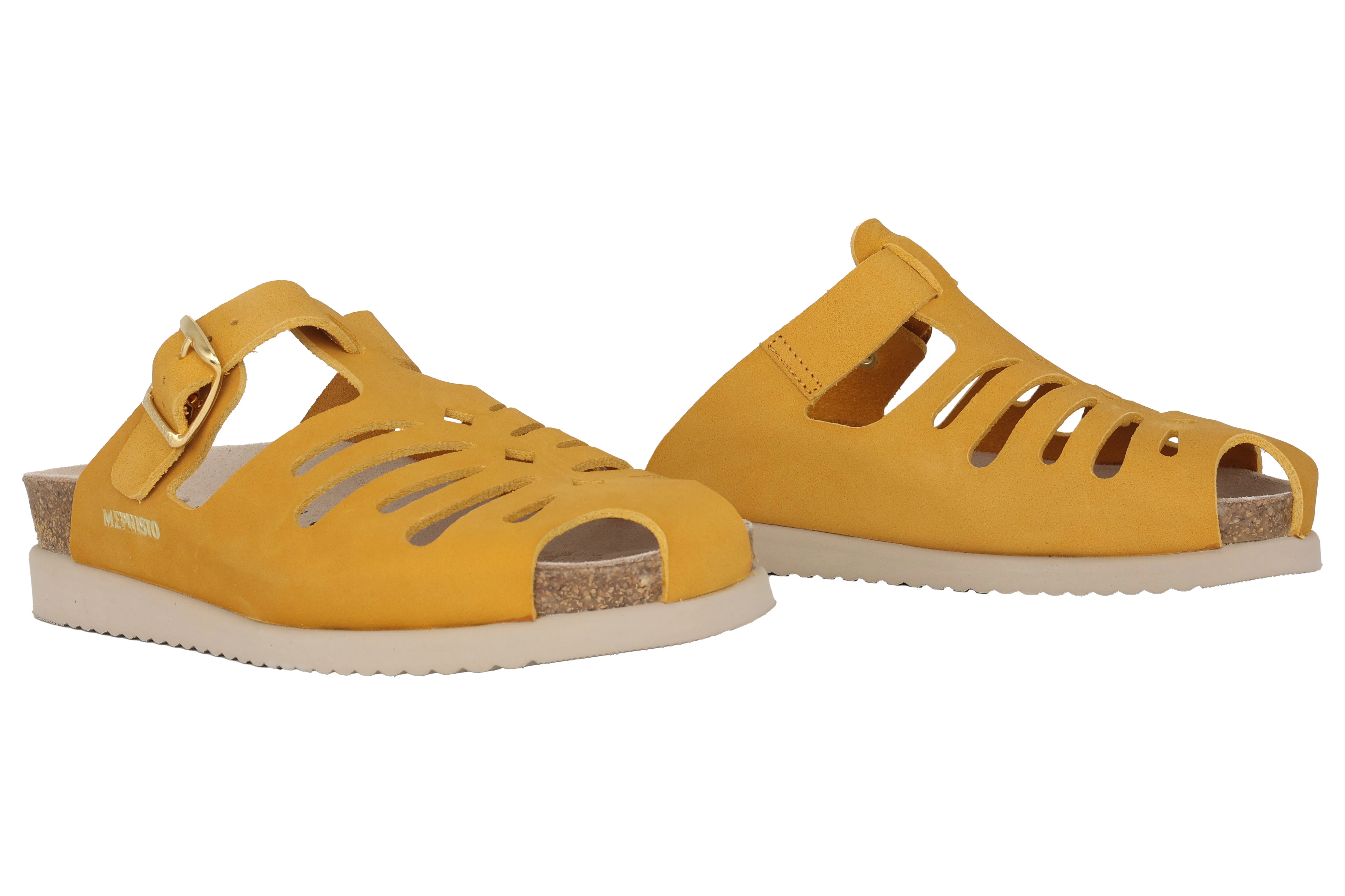 'Hedina' women's clog sandal - Yellow
