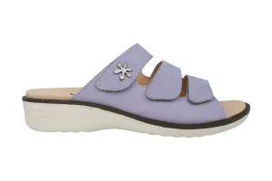'Hera' women's wide fit (H) sandal - purple