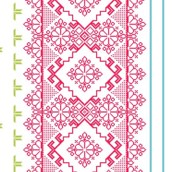 Homely Geometric Floral Pink White 46921 Wallpaper