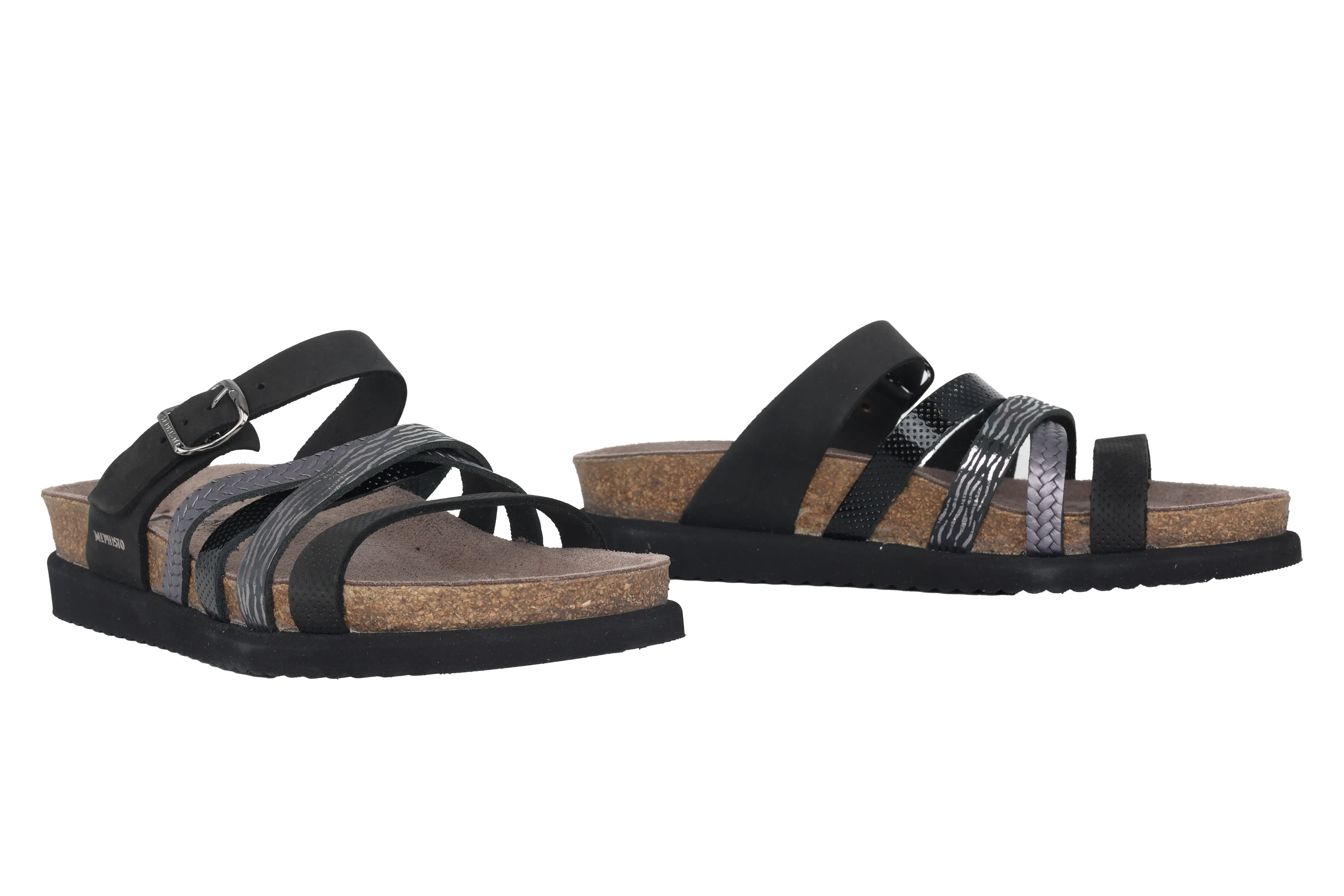 'Huleda' women's slide sandal - black mix