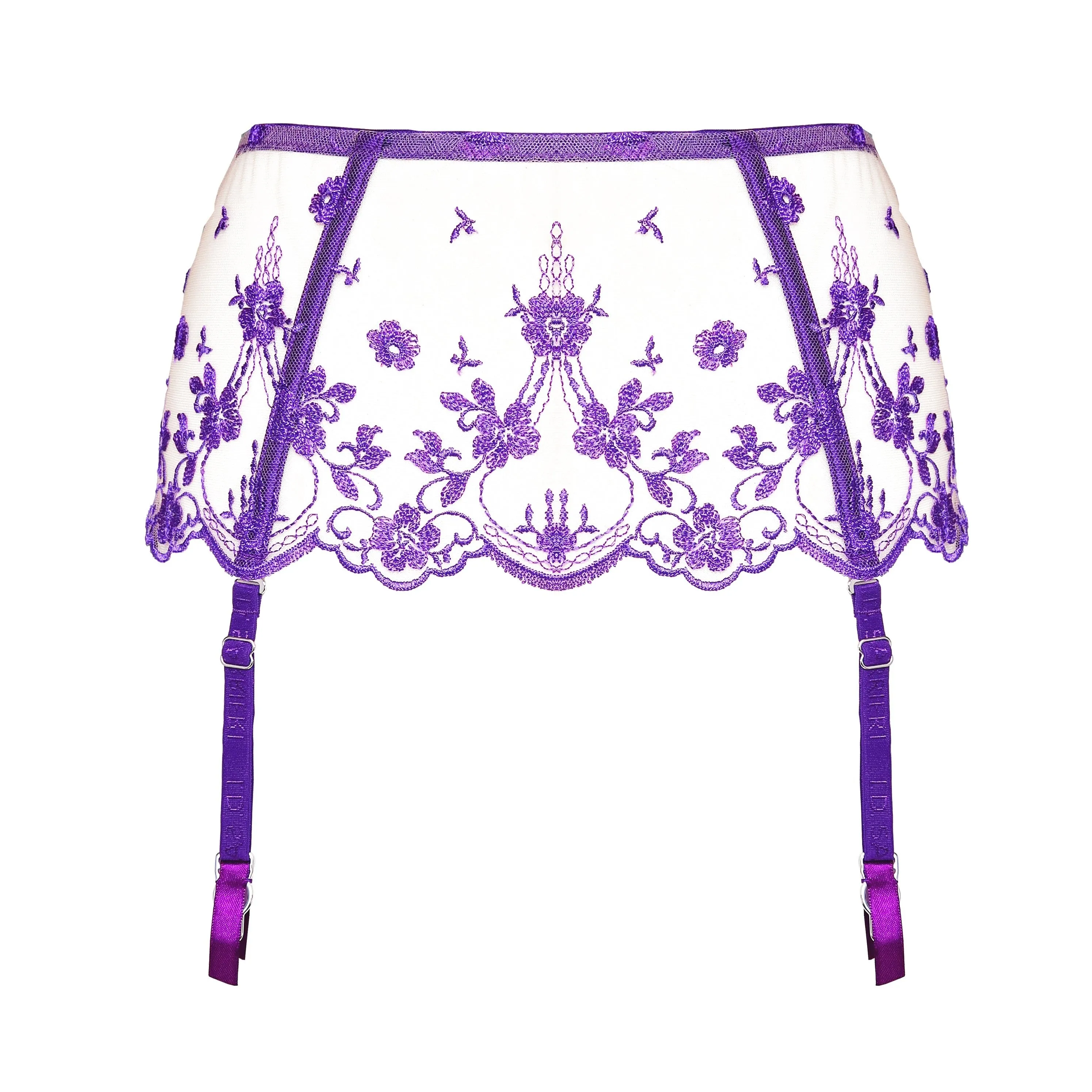 I.D.Sarrieri Lavender Field Luxury Suspender Belt