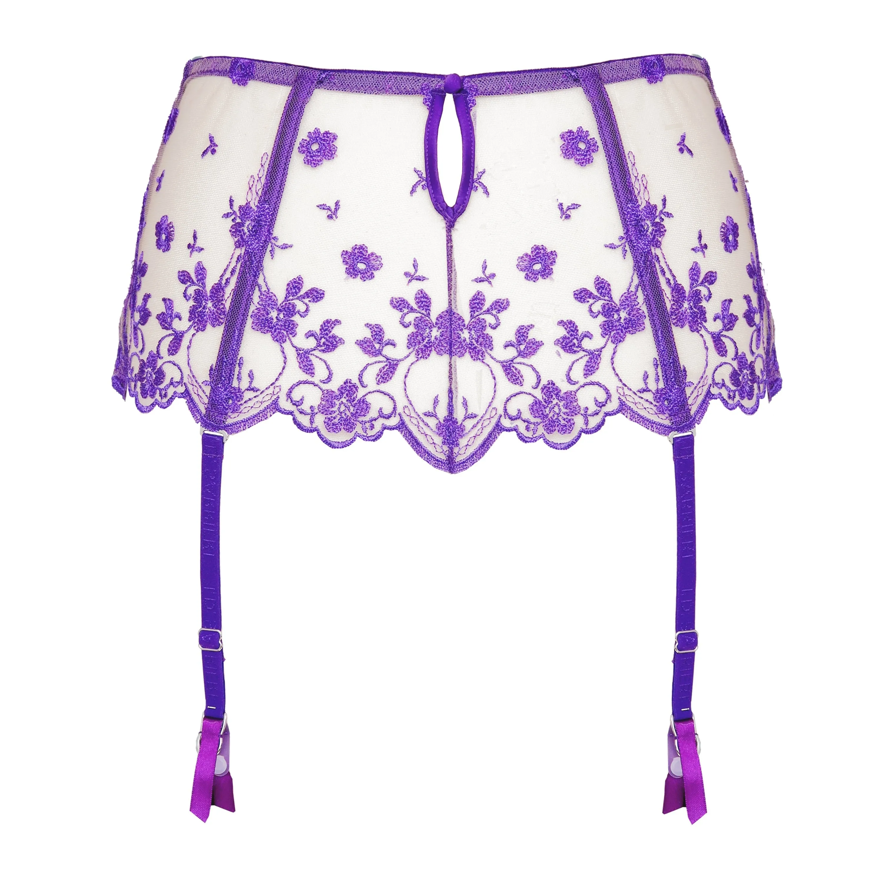 I.D.Sarrieri Lavender Field Luxury Suspender Belt
