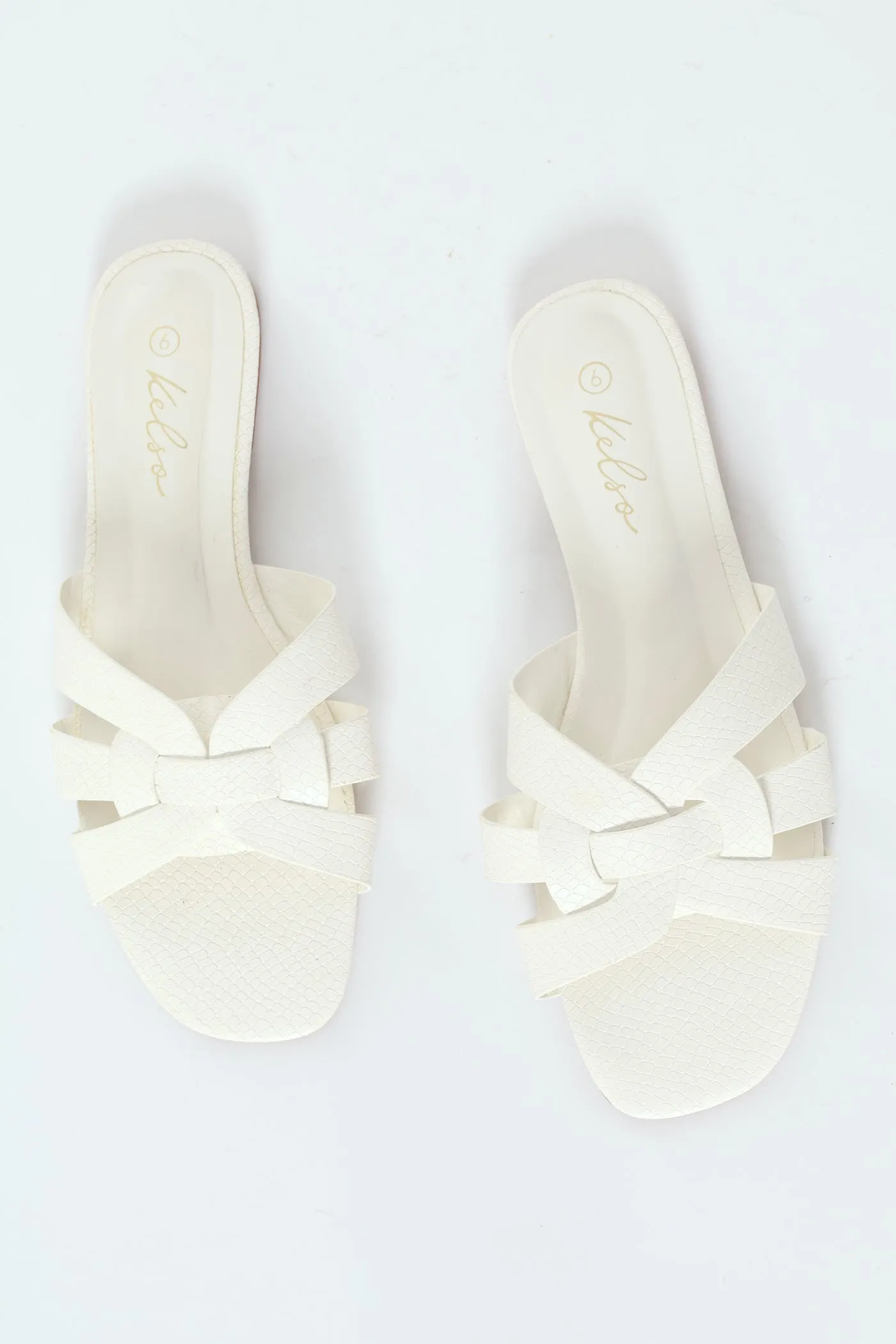 Interlink Basic Mule Sandal - White
