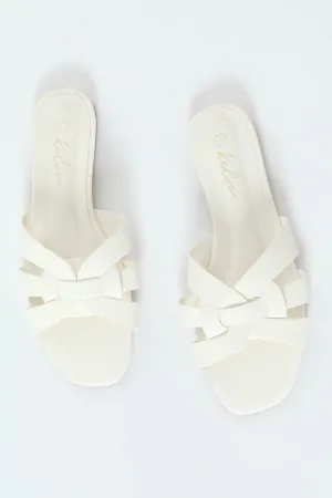 Interlink Basic Mule Sandal - White