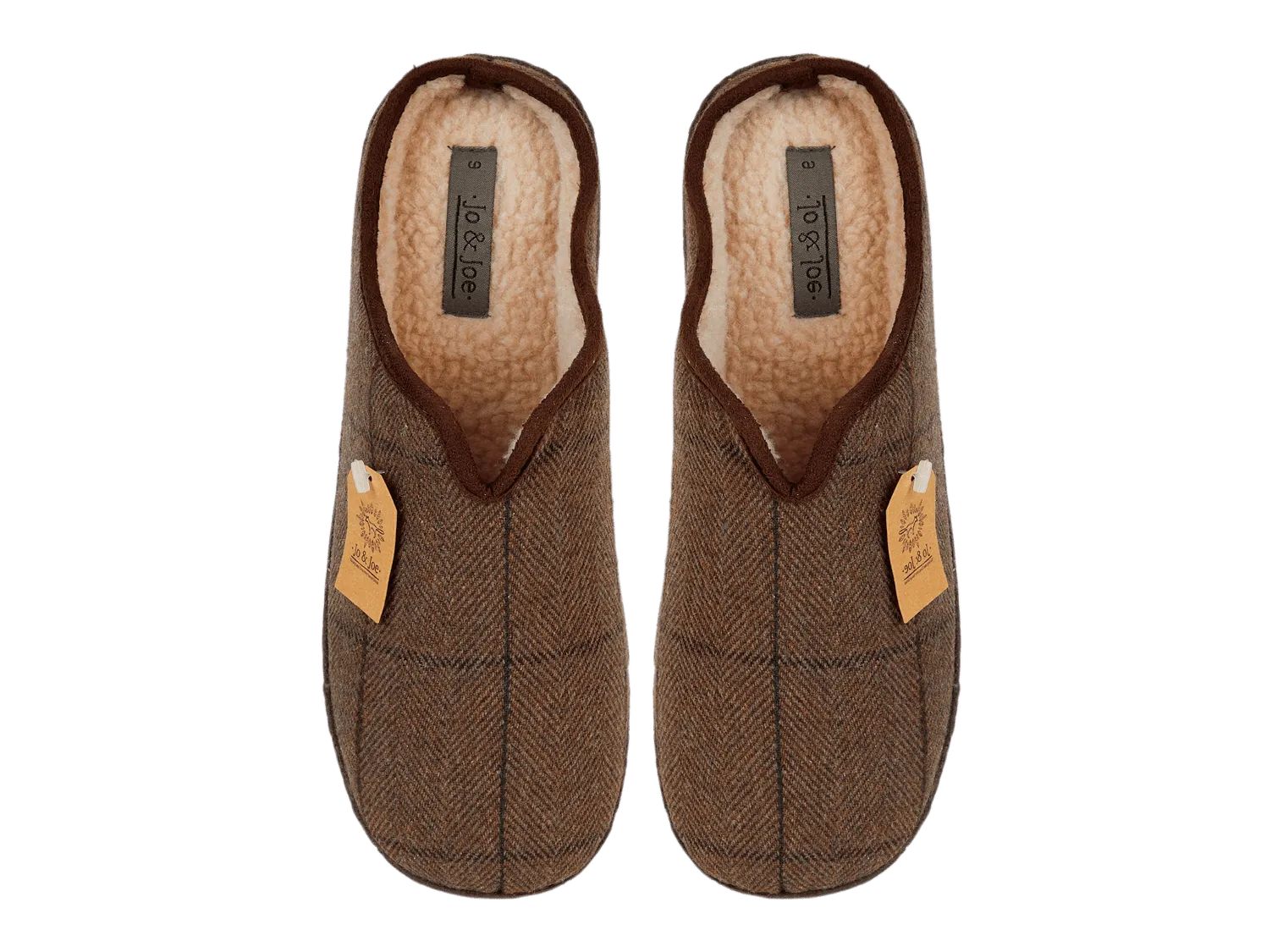 Jo & Joe Hamish Dark Brown Mule Slipper