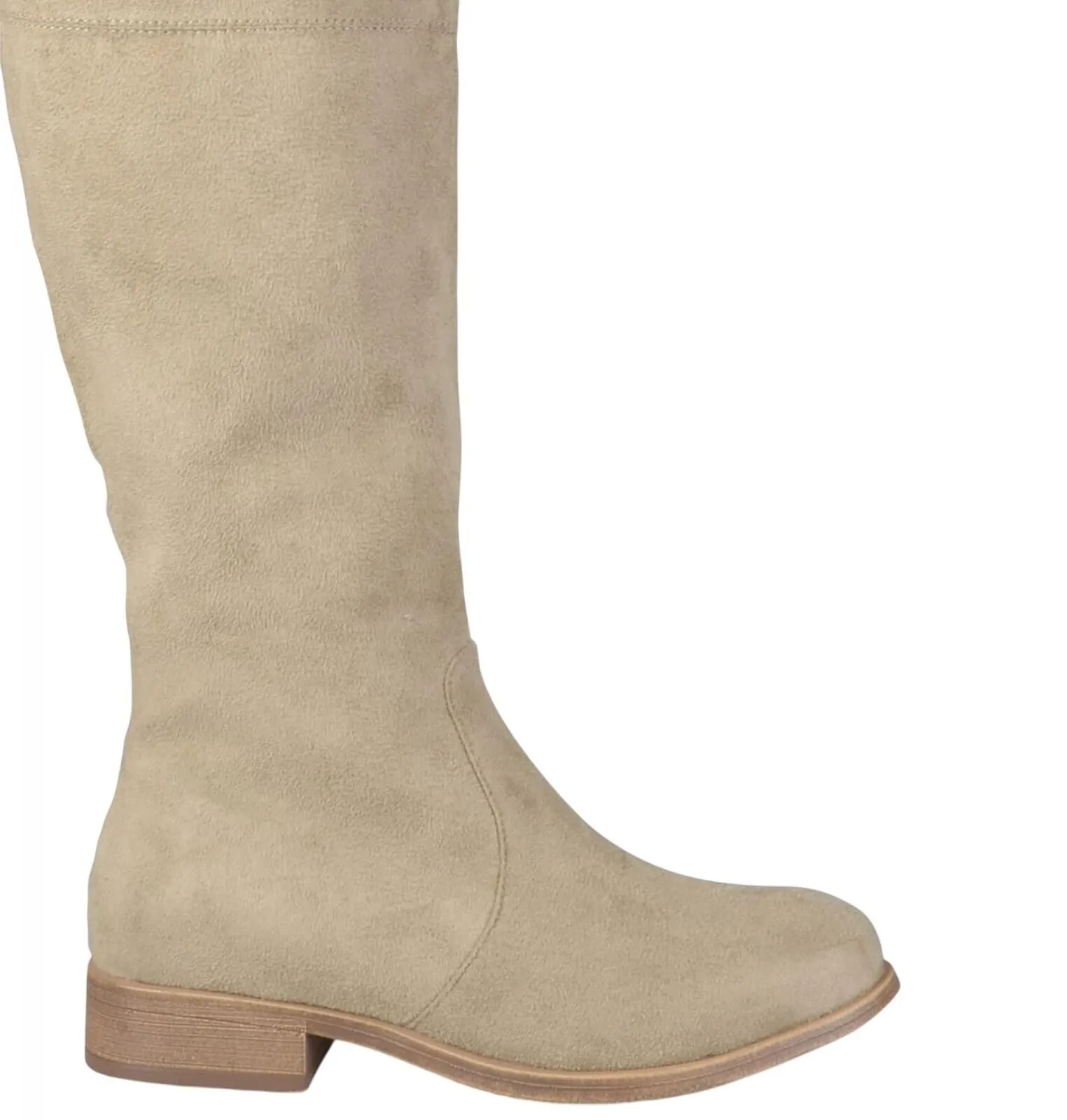 Journee Collection Womens Wide Calf Mount Boot MOUNT-TAU Taupe Brown 9M-WC