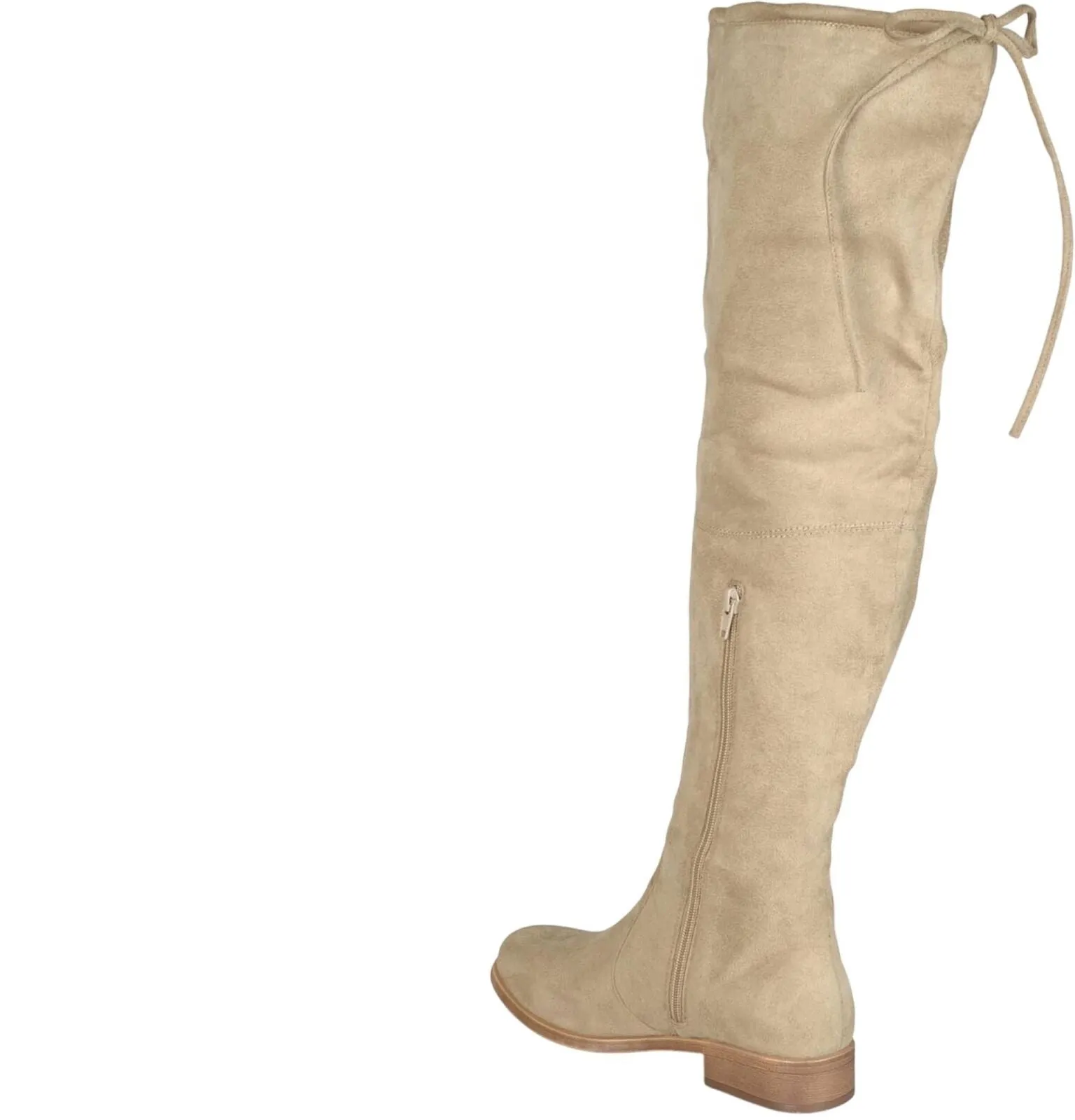 Journee Collection Womens Wide Calf Mount Boot MOUNT-TAU Taupe Brown 9M-WC