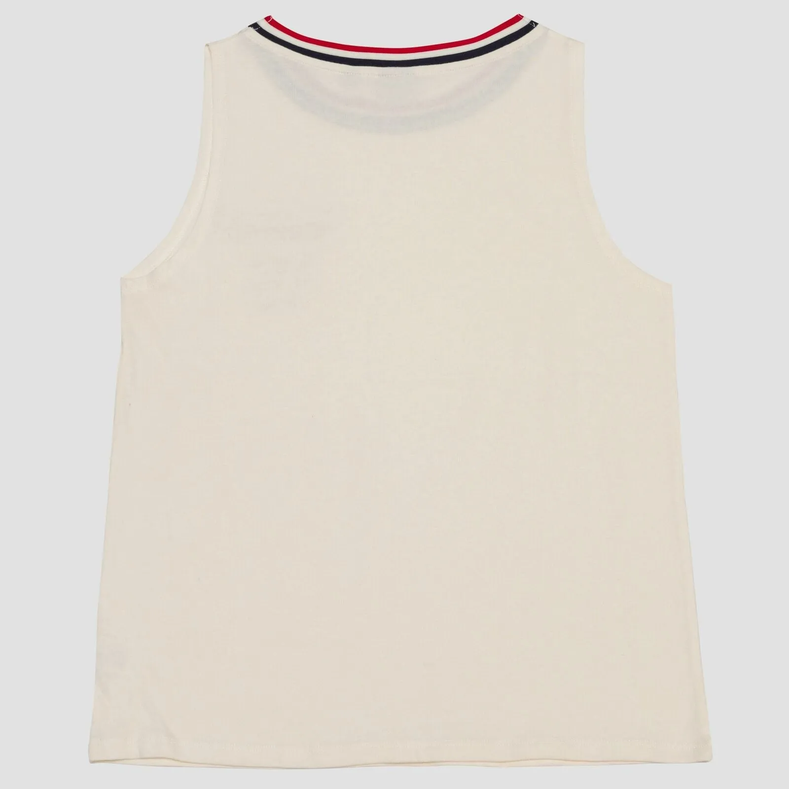 Junk Food Women's LAND OF THE FUN Ringer Tank Top Sleeveless T-Shirt