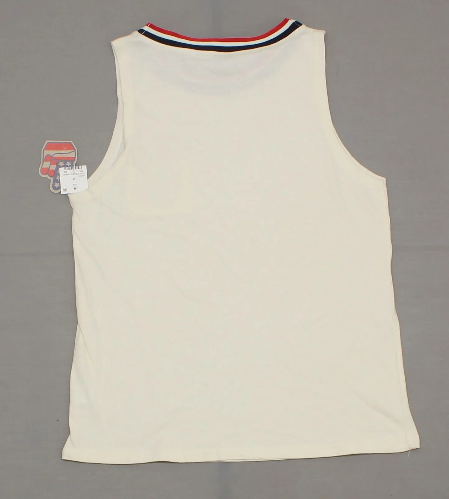 Junk Food Women's LAND OF THE FUN Ringer Tank Top Sleeveless T-Shirt