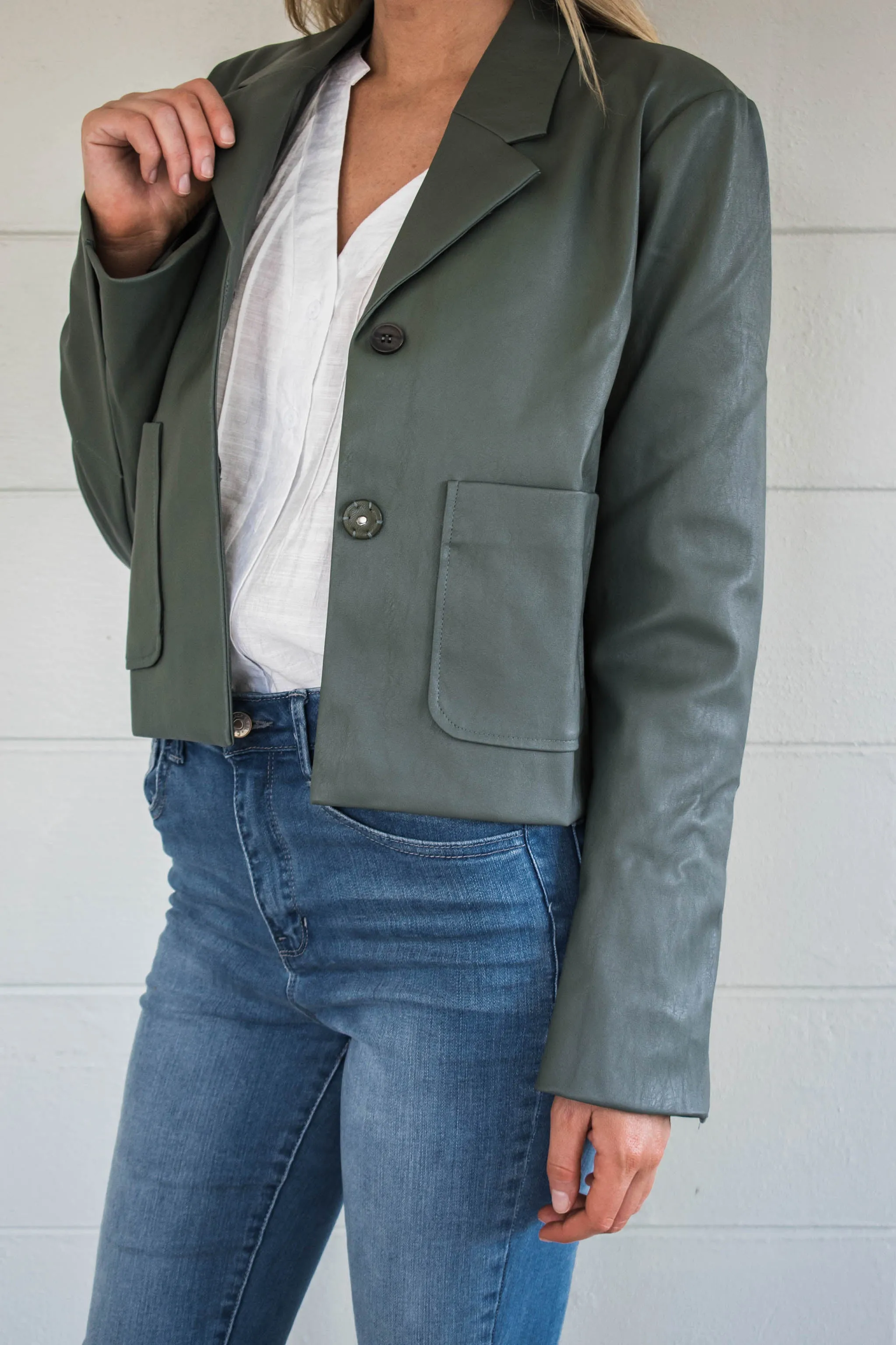 Kluane Faux Leather Jacket