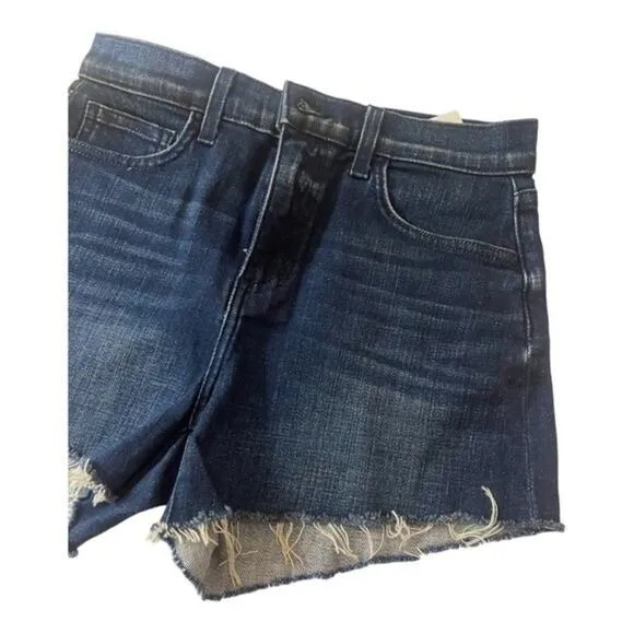 L’Agence Ryland Cutoff Jean Shorts Denim Frayed Hem Designer Premium Sz 25